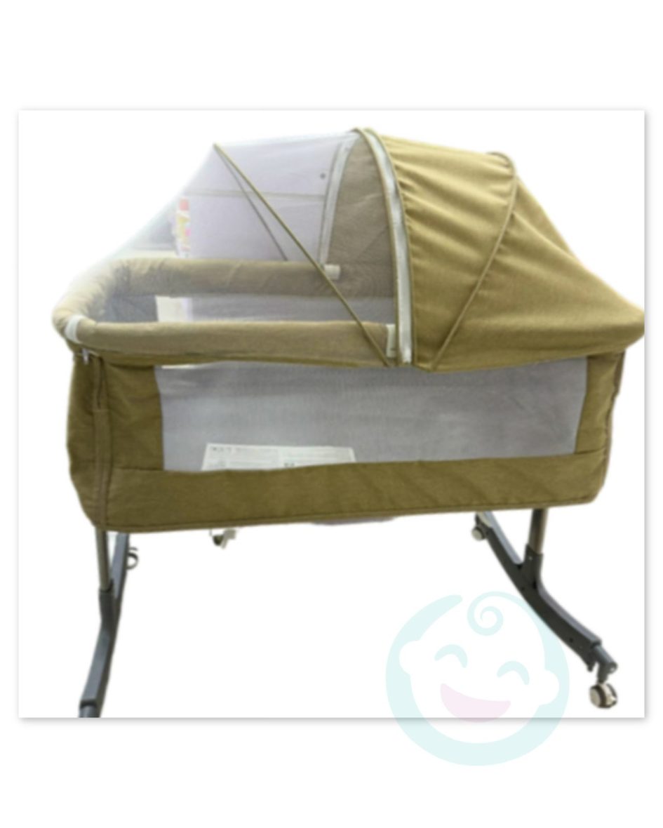 MOISES TIPO COLECHO MECEDORA CON MOSQU. CREMA YC616C