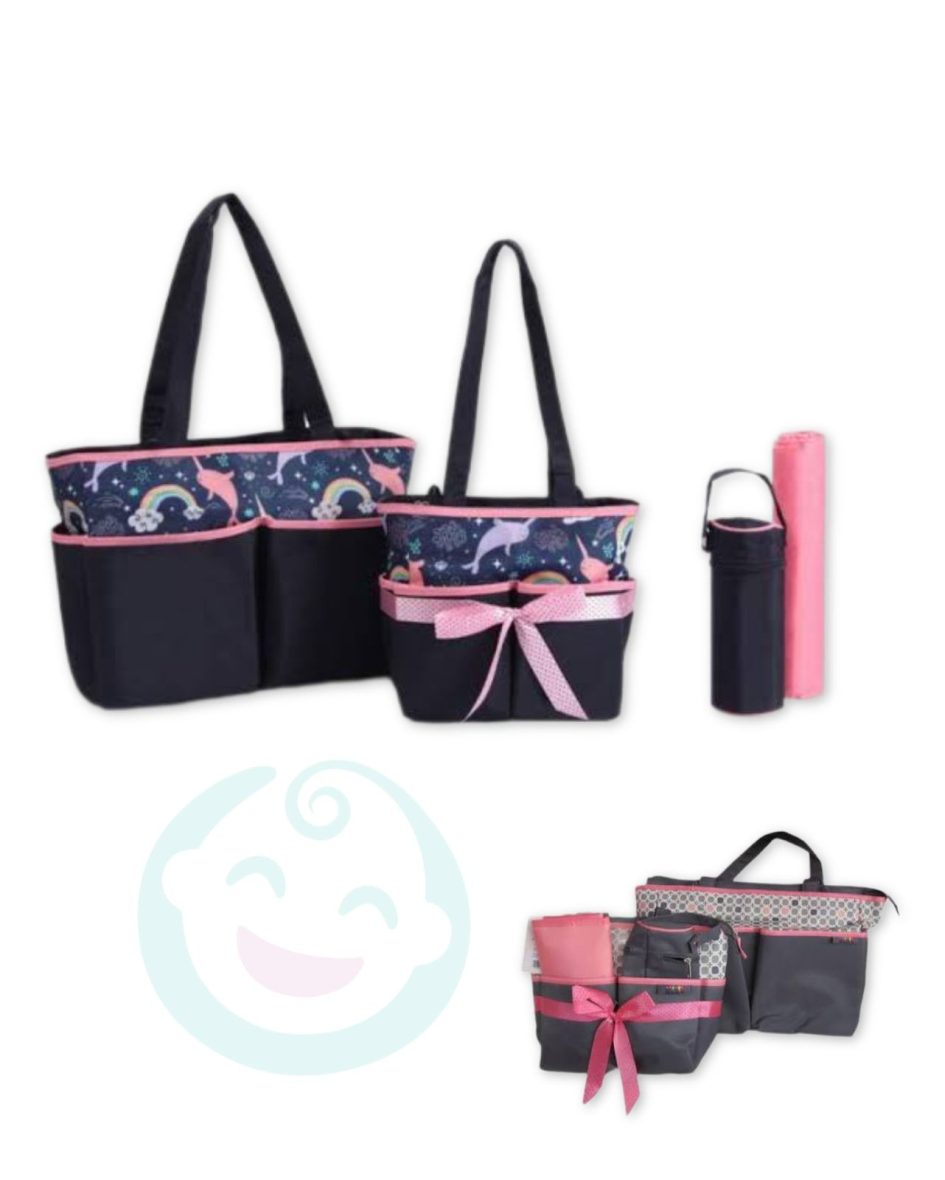 SET DE BULTOS 5 PIEZAS ROSADO WONDER BABY 101342