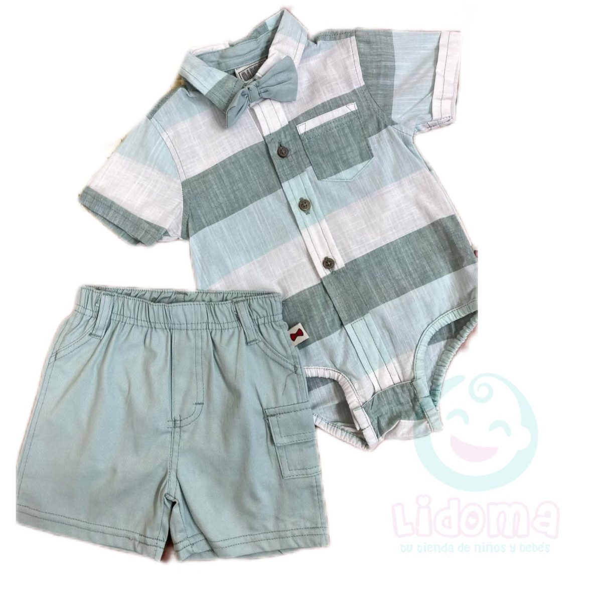 CONJUNTO DE NIÑO 3 PCS 0-9M D94423