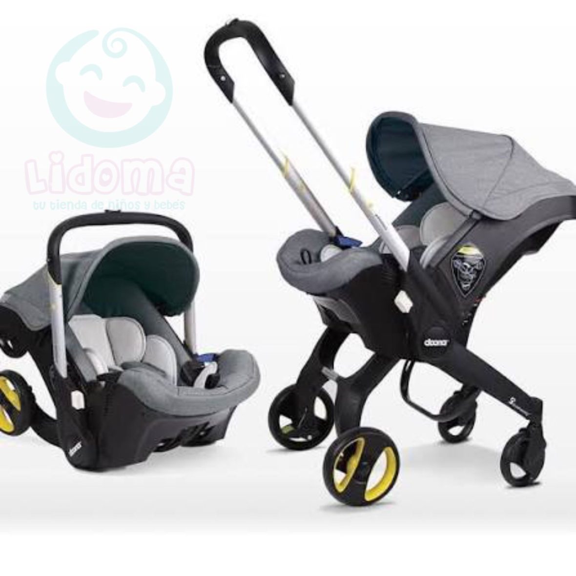 COCHE TIPO DOONA GRIS KD-400G