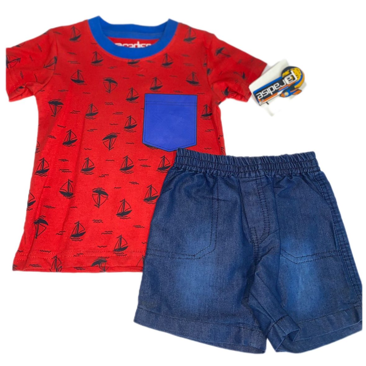 CONJUNTO DE BEBE VARON BARQUITOS- PRD141N