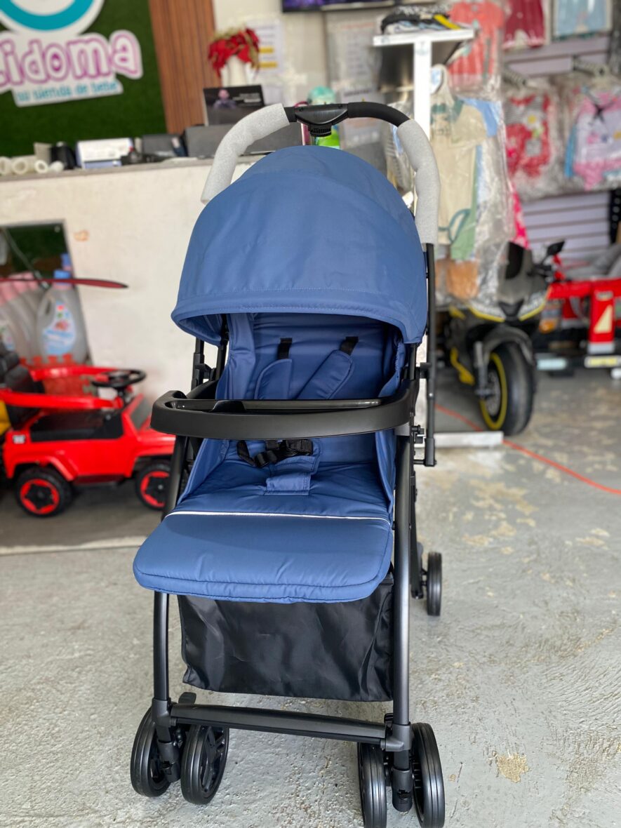 COCHE DE BEBÉ REVERSIBLE AZUL COCHE802A