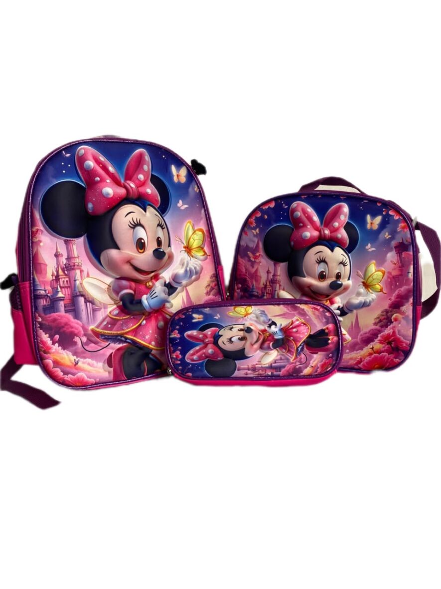 MOCHILA ANIMADA DE MINNIE EN SET 7508