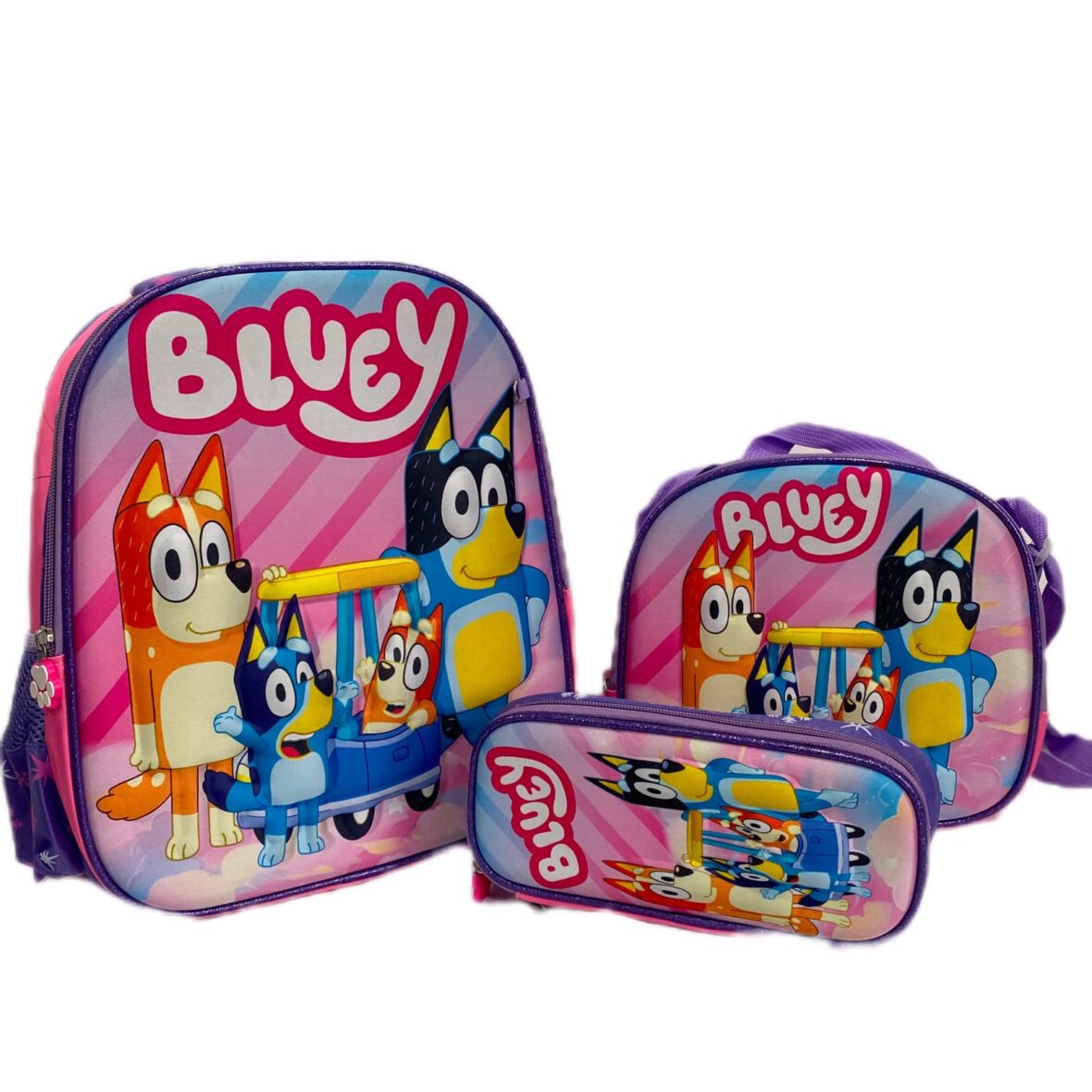 MOCHILA ANIMADA DE BLUEY EN SET DMO7672