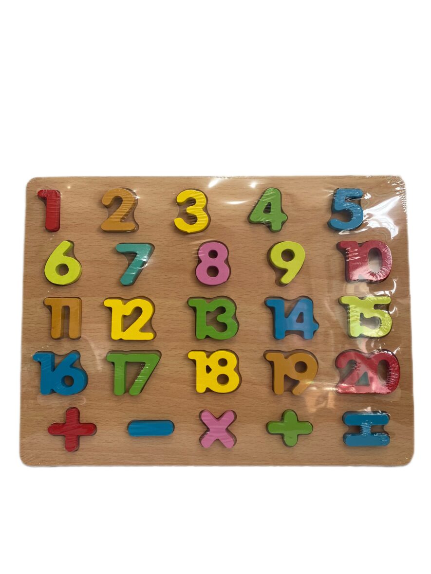 ROMPECABEZA 29.5X22.5CM 23ESC10-189 NUMEROS