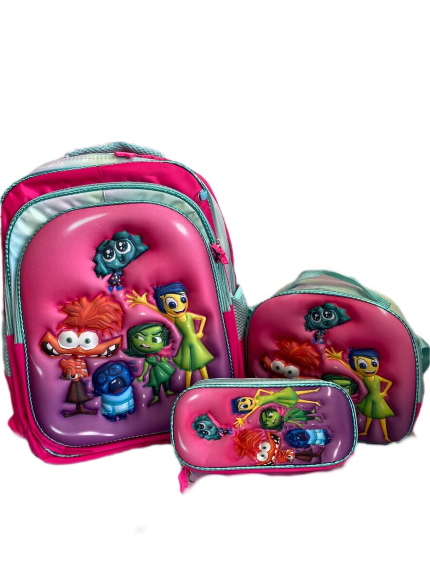 SET DE MOCHILA 3PCS INTENSAMENTE B497-28I