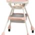SILLA COMEDOR DE BEBÉ 2 NIVELES ROSADA GW25-129-R
